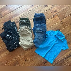 Lands End Kids XS 4-5 Assorted Pants & one polo